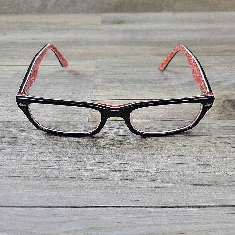 Ray-Ban Eyeglasses RB 5206 2479 52-18 140 MM Black Red FRAMES ONLY‎